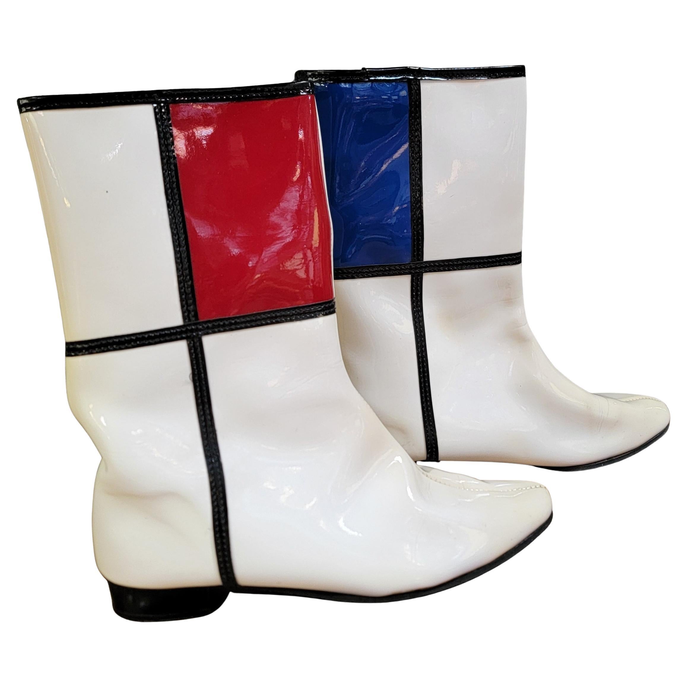 Botas Go-Go Vintage Mod Zapatos años 60