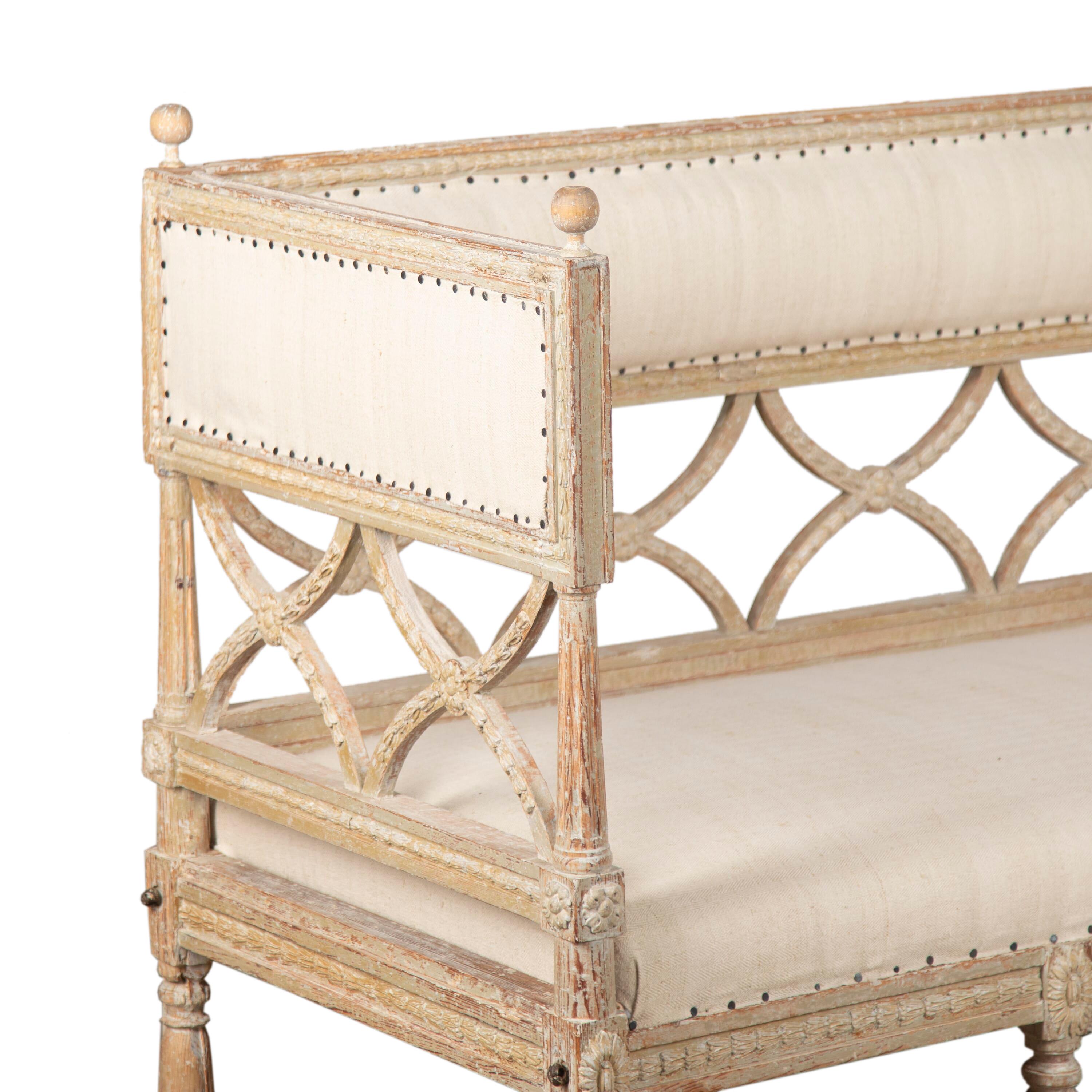 19th Century Period Gustavian Bellman Sofa