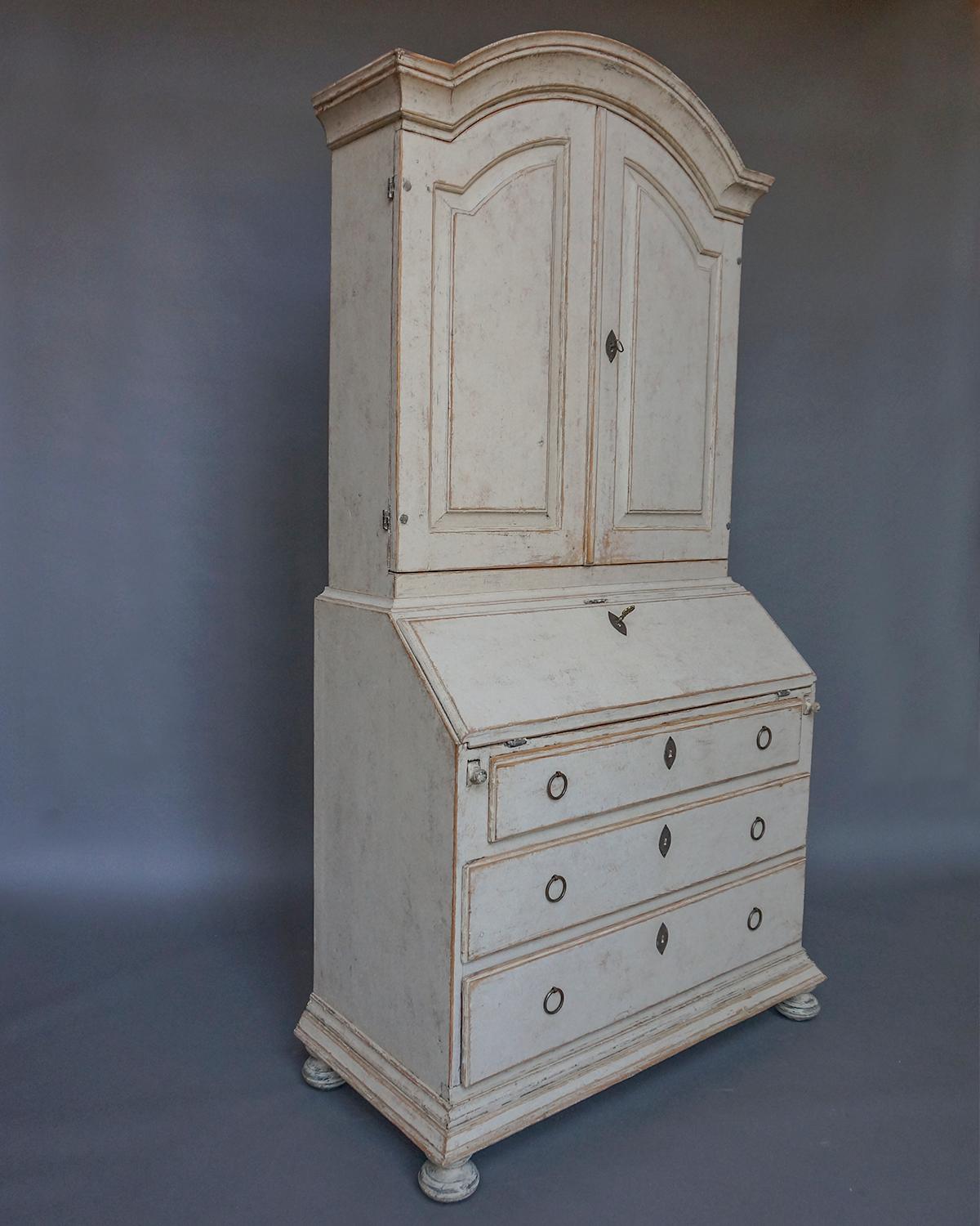 Period Gustavian Secretary with Library 1
