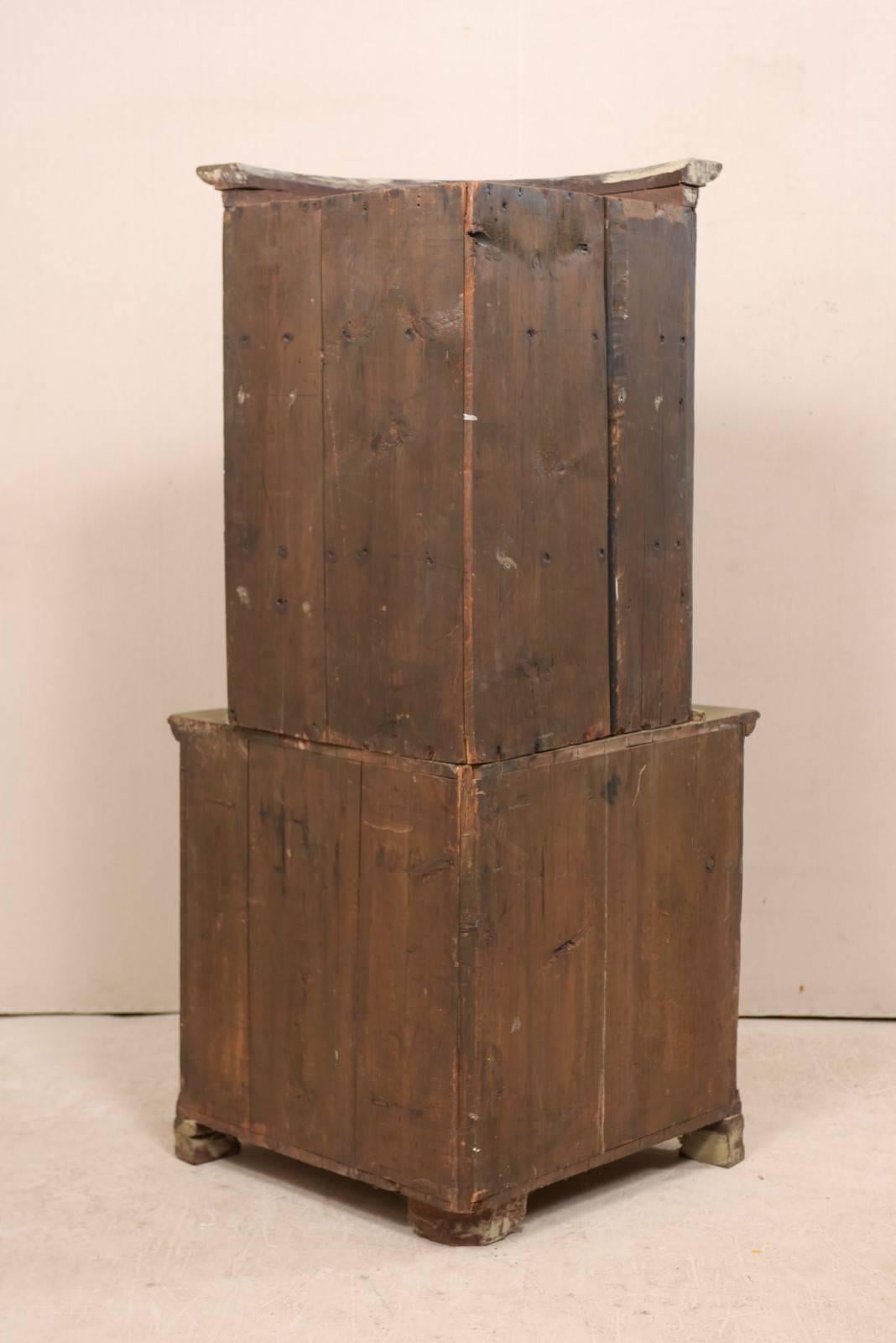 Period Gustavian Swedish Painted Wood Corner Cabinet, circa 1770-1780 4