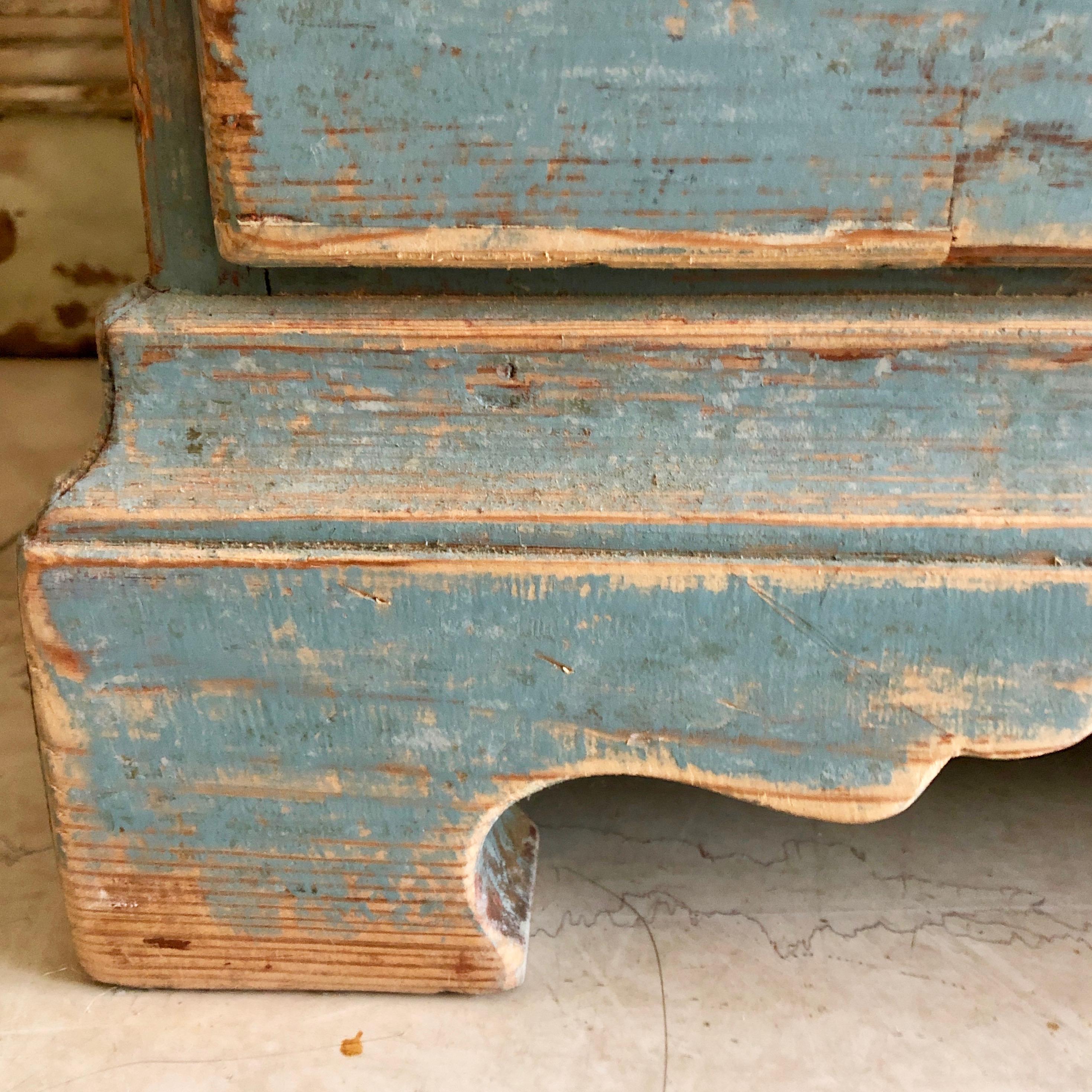 Period Gustavian Swedish Secretaire Cabinet 6