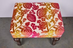 Period, Italian Bench in New Upholstery