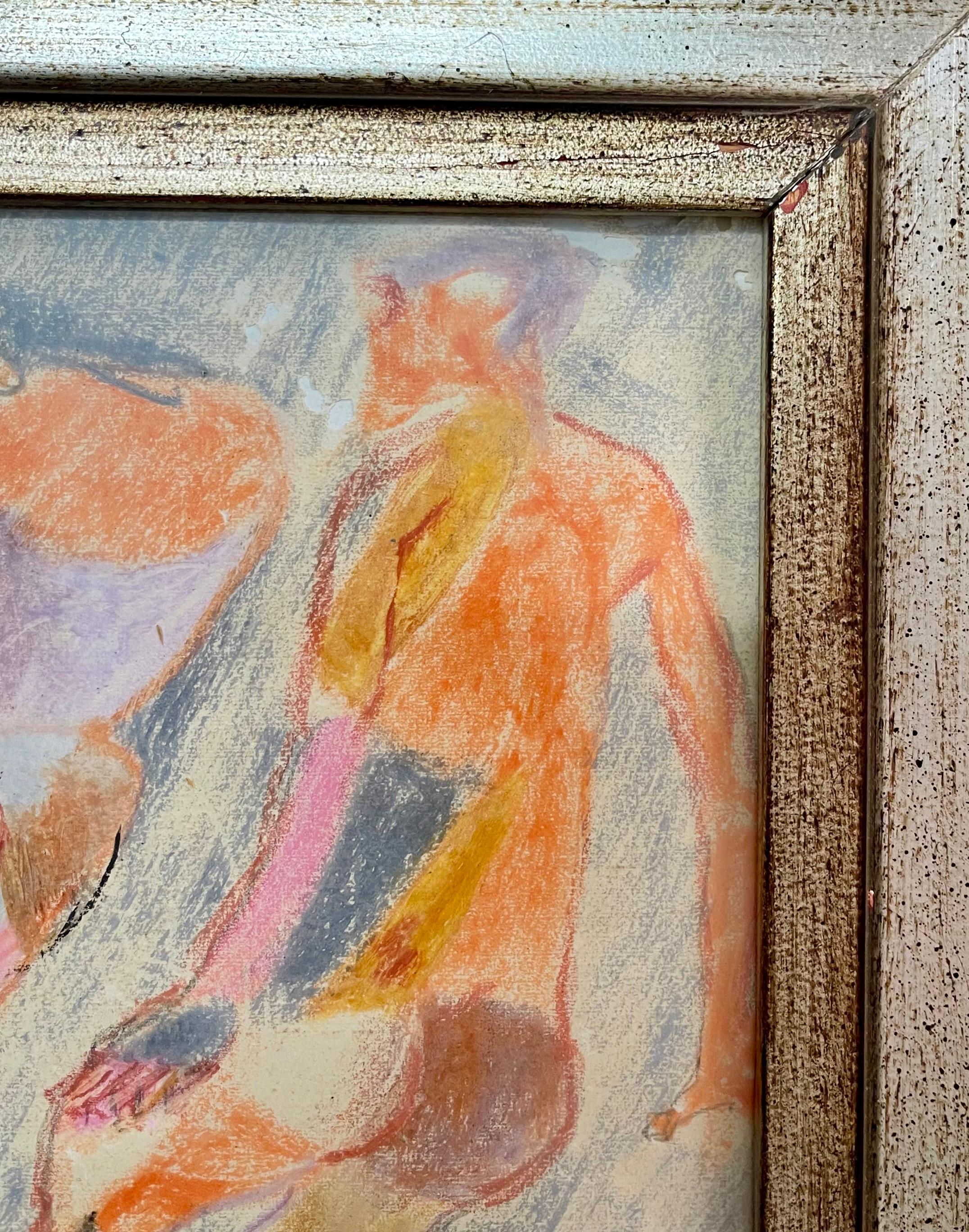 Zeitraum Italienisch Fausto Pirandello signiert abstrakte Aquarell im Zustand „Gut“ im Angebot in Roma, IT