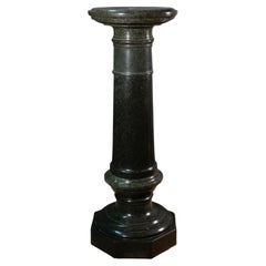 Period Italian Green Marble Column