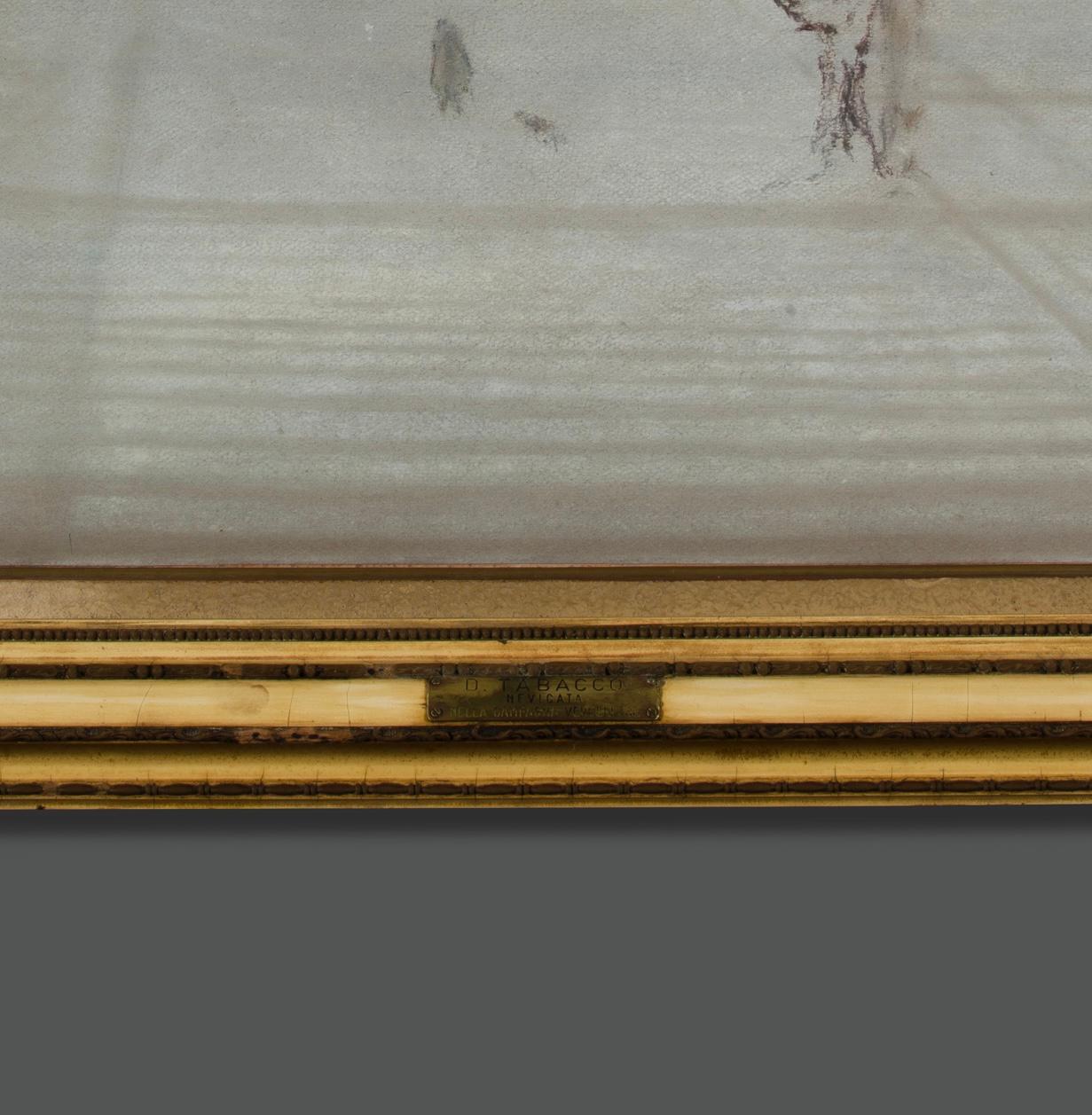 Period Italian Signed Landscape Painting In Good Condition For Sale In Roma, IT