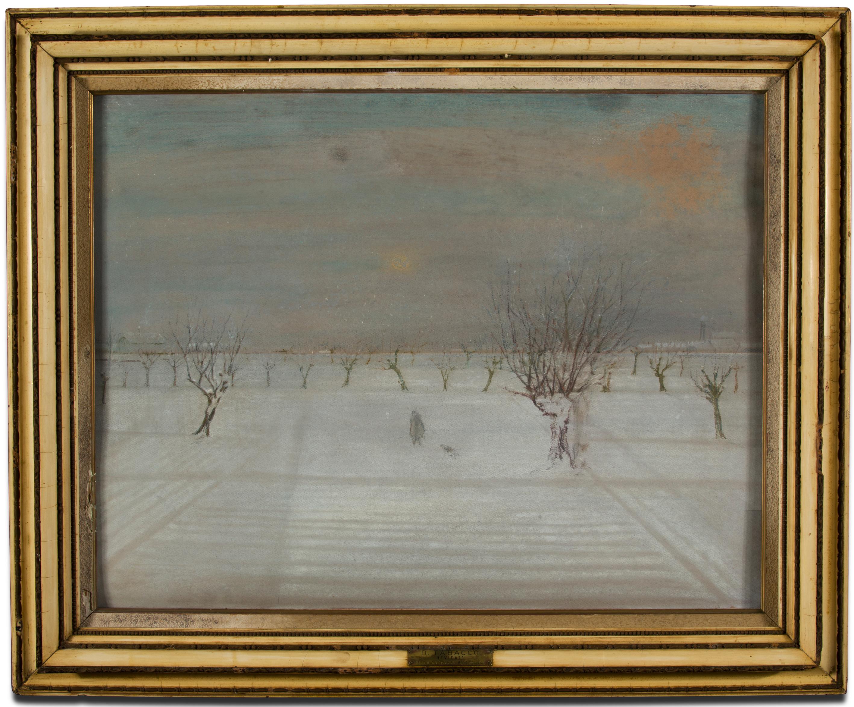 20th Century Period Italian Signed Landscape Painting For Sale