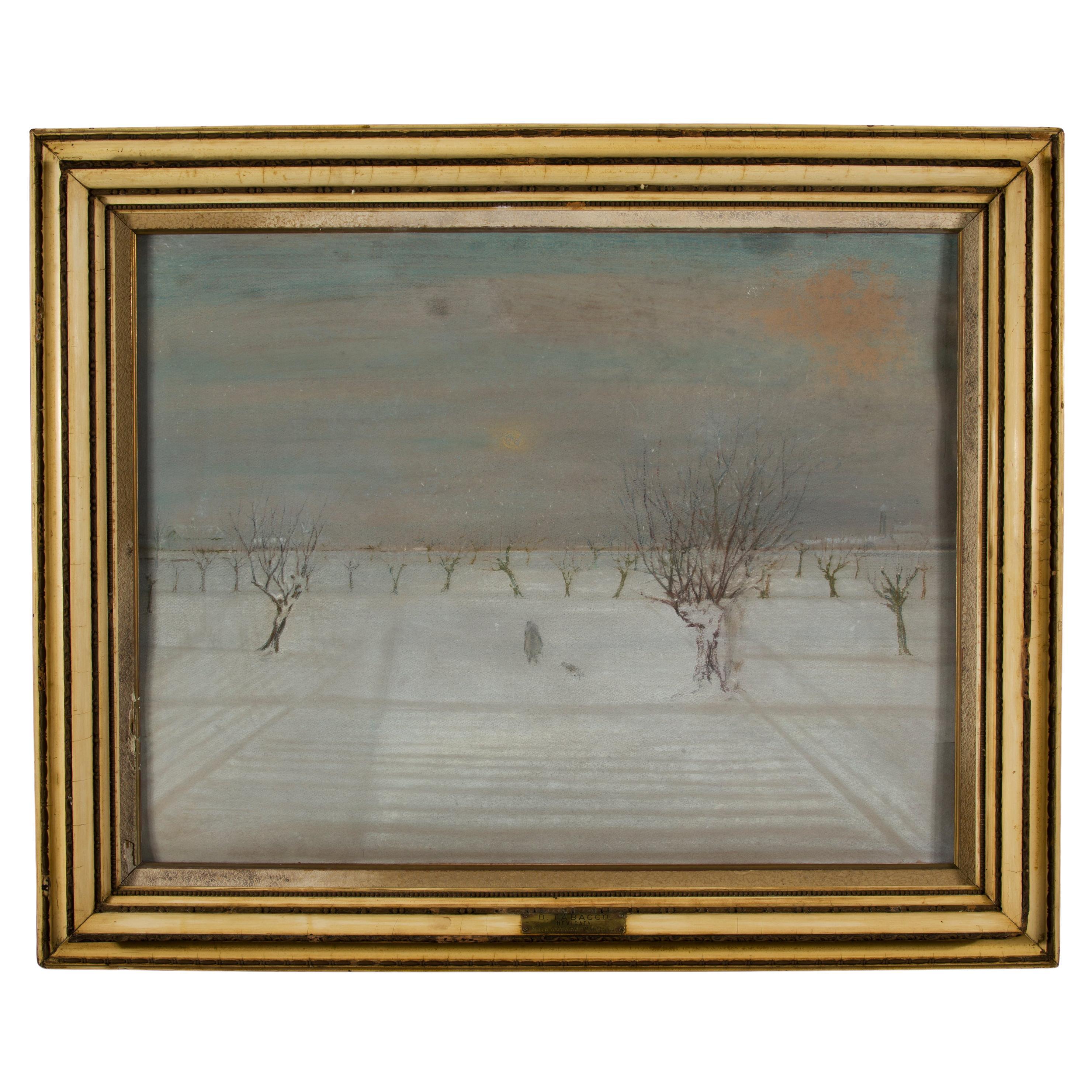 Period Italian Signed Landscape Painting