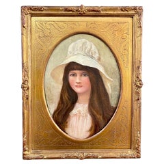 Period Italian Signed Noblewoman Portrait 