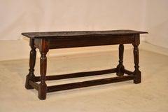 PERIOD James II Oak Joint Bench from England