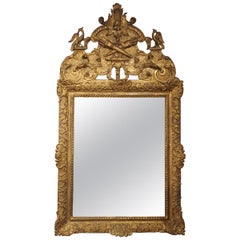 Period Louis XIV Giltwood Mirror, circa 1700, Provence