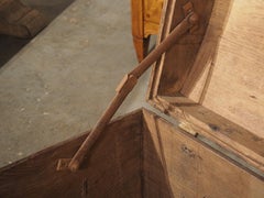 Period Louis XIV Oak and Iron Domed Trunk, Northeast France, Circa 1700