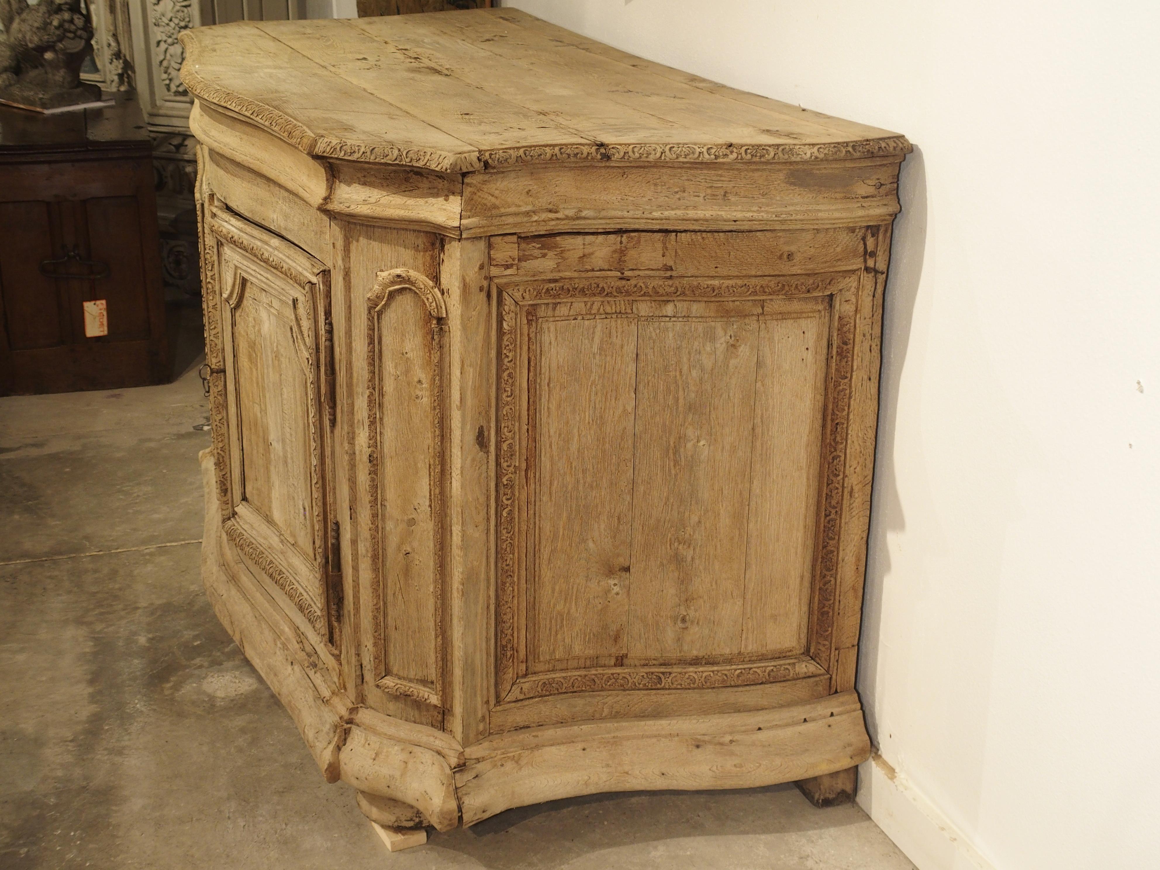 Period Louis XIV Stripped Oak Buffet from France, circa 1700 For Sale 5