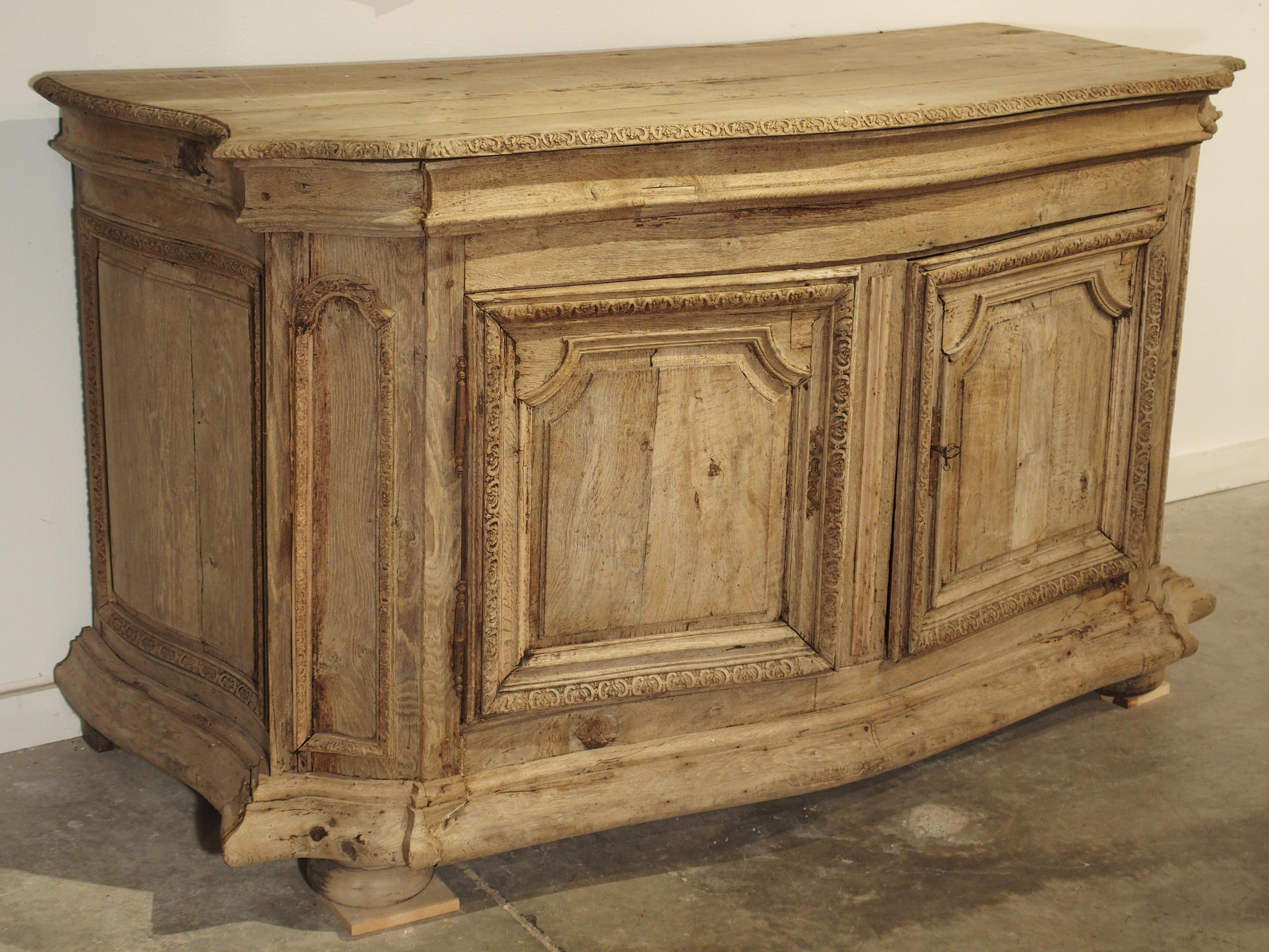 Period Louis XIV Stripped Oak Buffet from France, circa 1700 For Sale 12