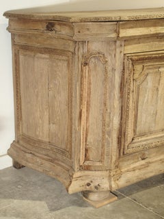 Period Louis XIV Stripped Oak Buffet from France, circa 1700