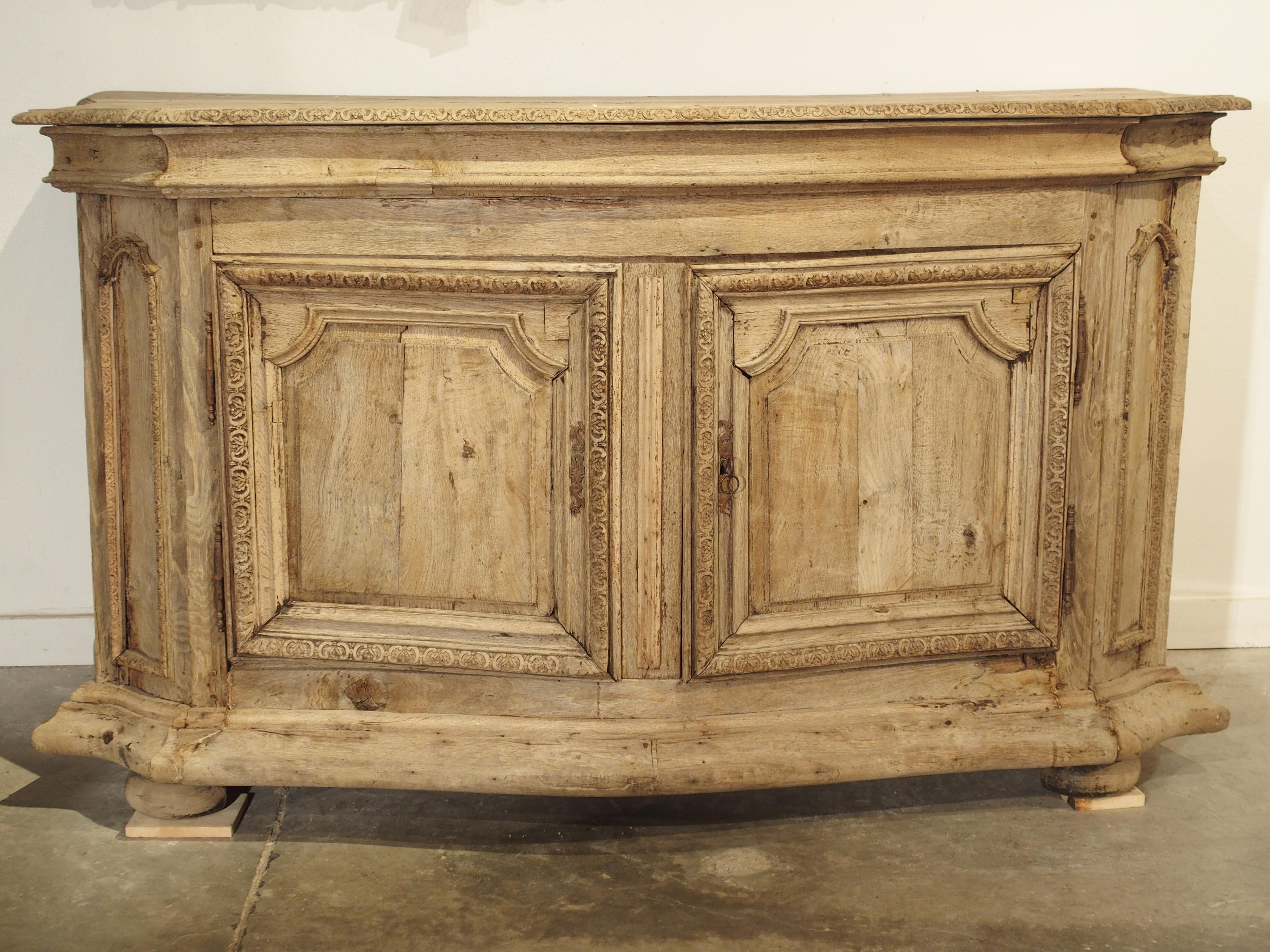 Period Louis XIV Stripped Oak Buffet from France, circa 1700 For Sale 13