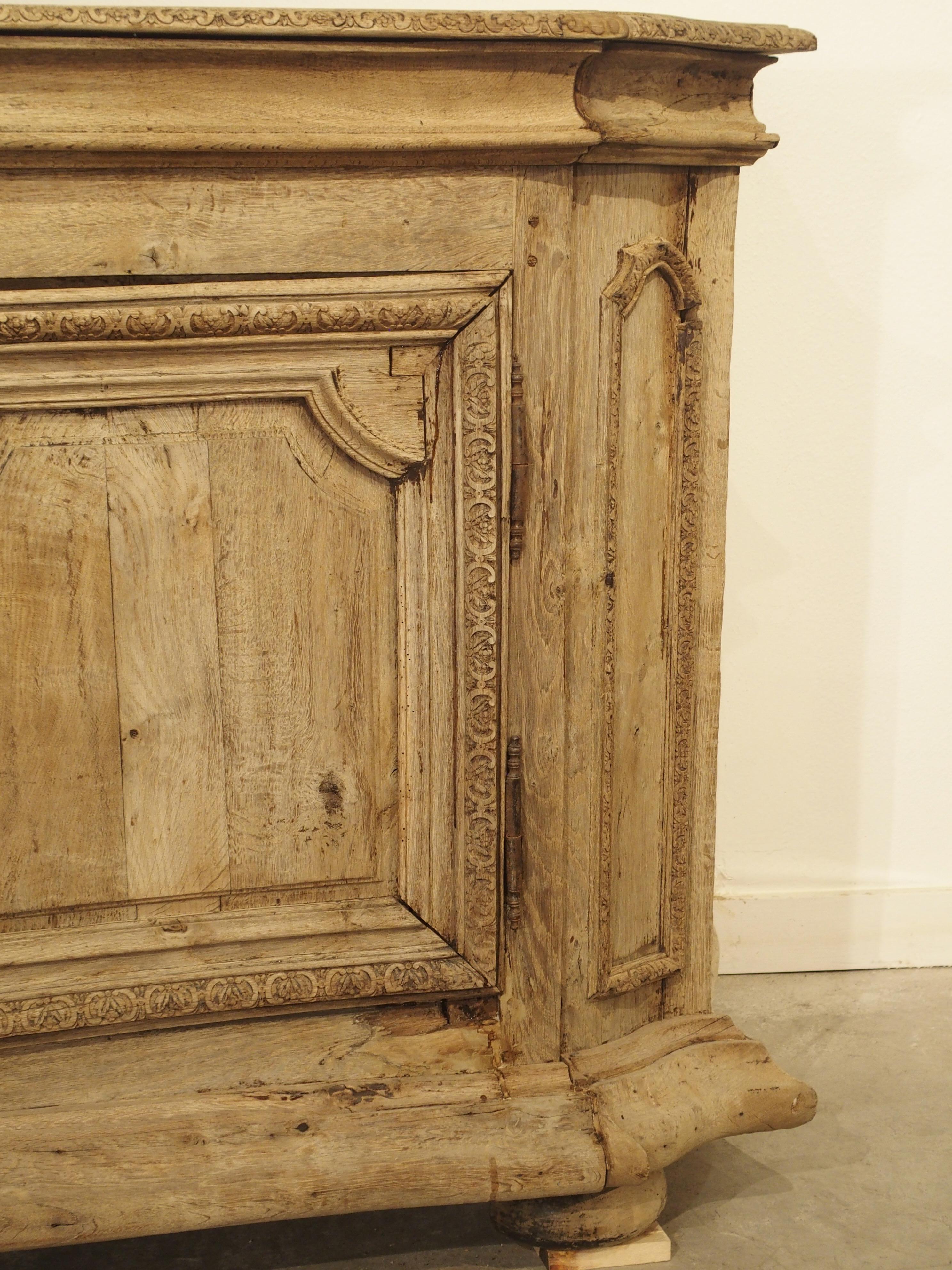 Period Louis XIV Stripped Oak Buffet from France, circa 1700 For Sale 2