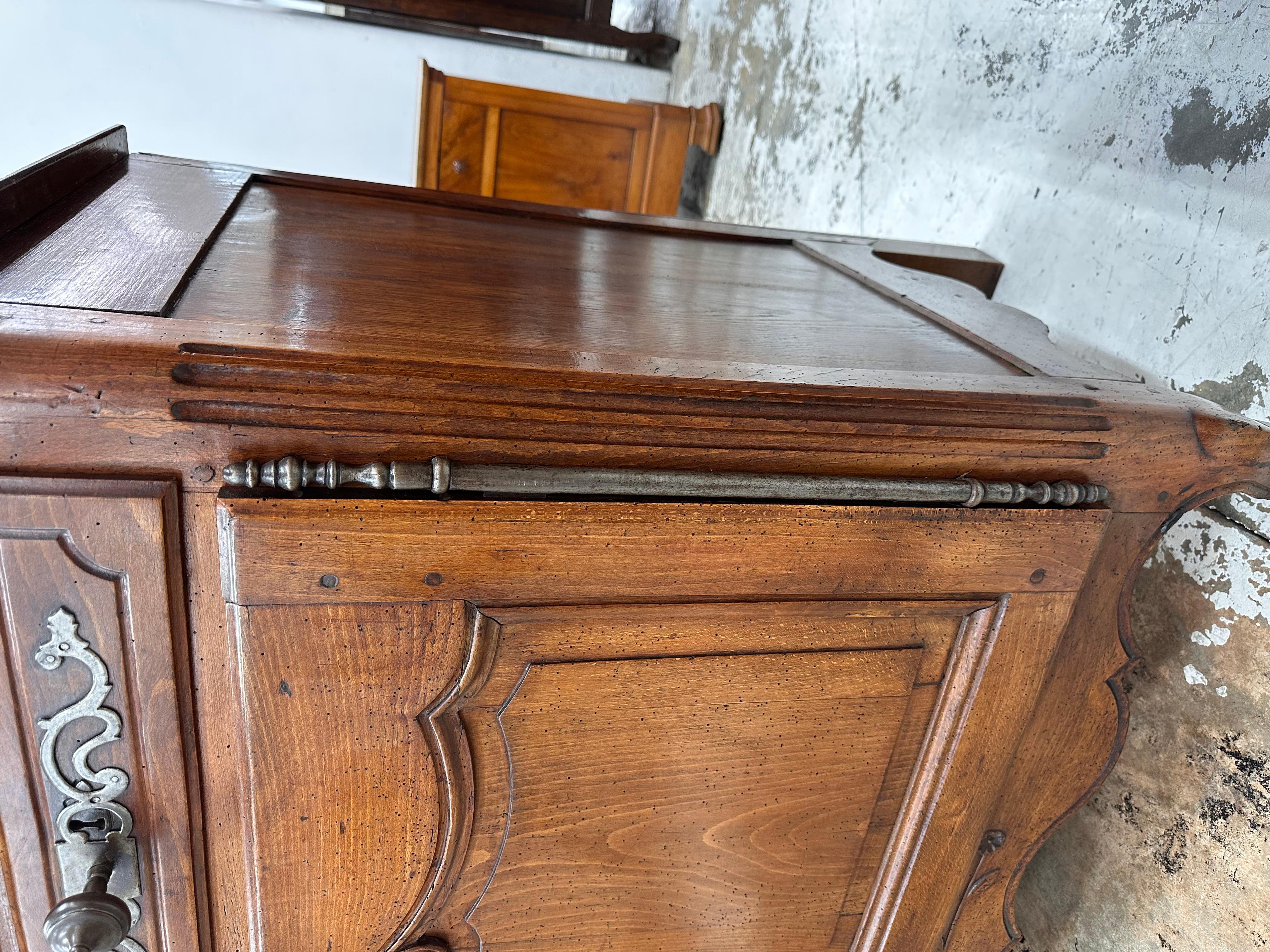 Late 18th Century Period Louis XV Cherry Buffet For Sale