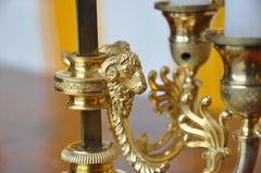 Period Louis XVI Neoclassical Ormolu Bouillotte or Reading Lamp
