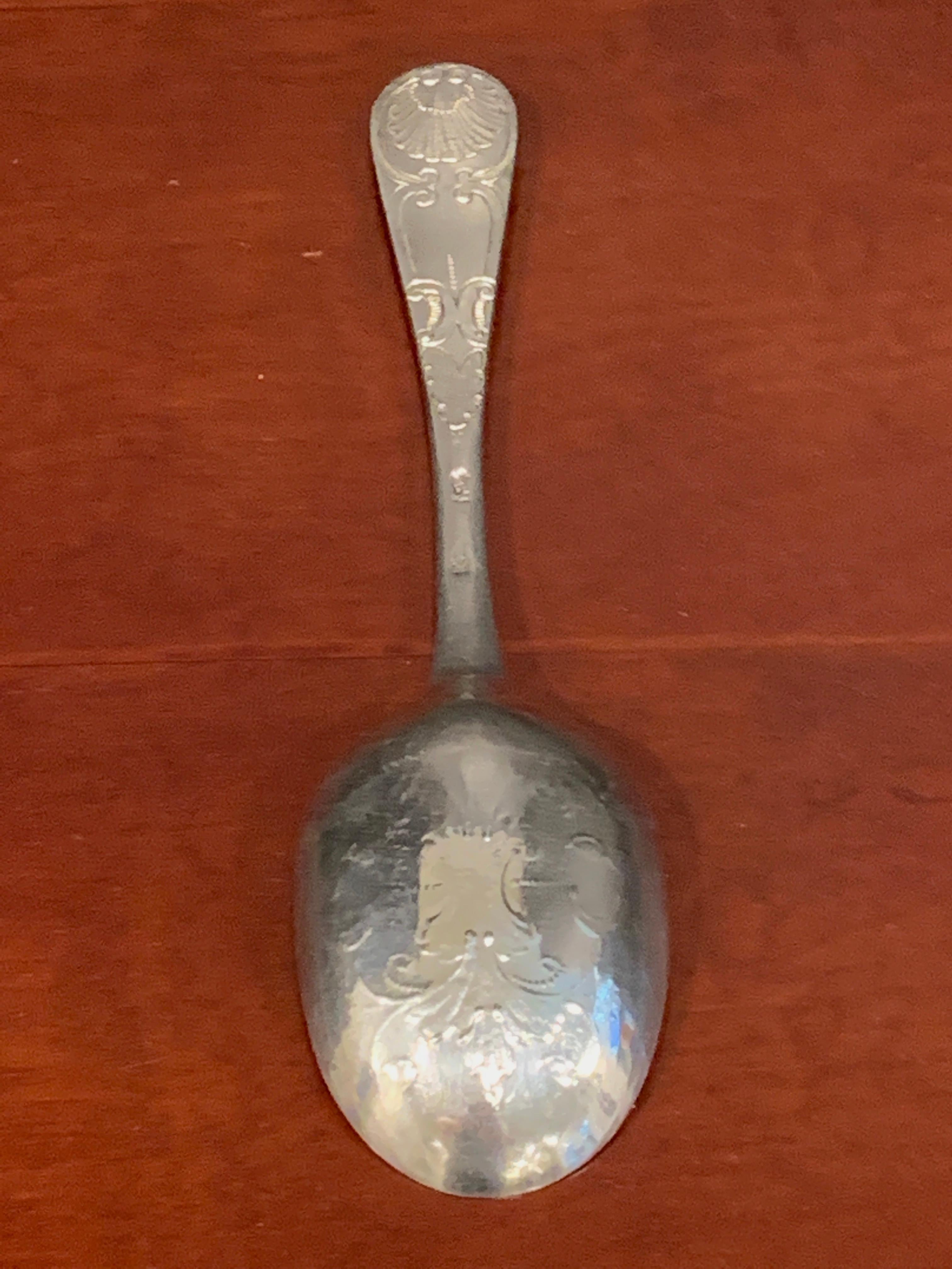 Period Louis XVI Sterling Table Spoon, Paris, 1789 For Sale 4