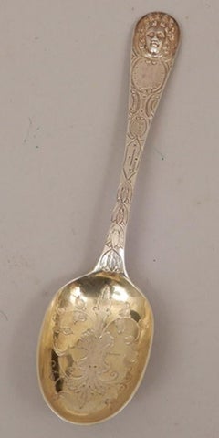 Period Louis XVI Sterling Table Spoon, Paris, 1789