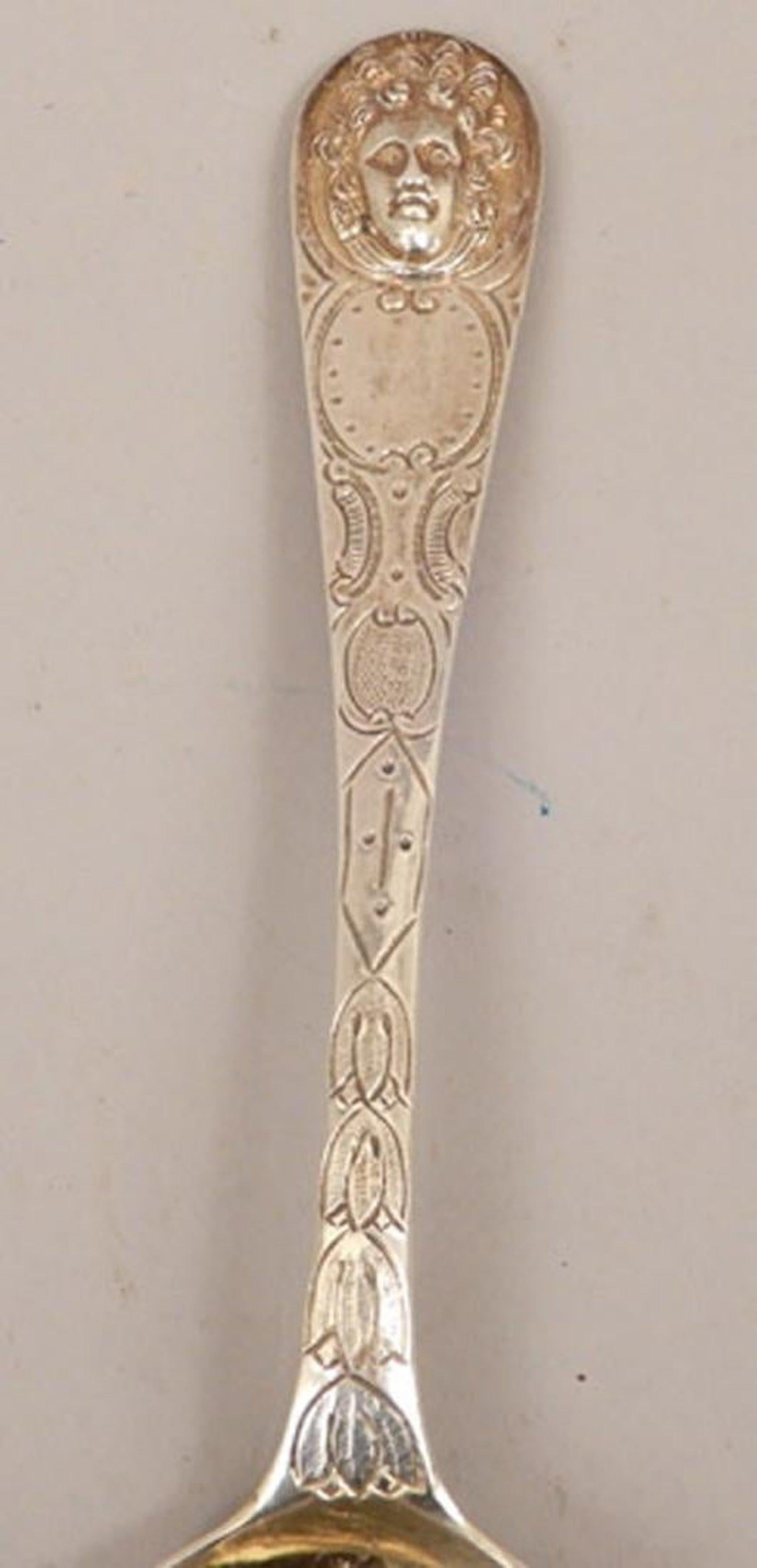 French Period Louis XVI Sterling Table Spoon, Paris, 1789 For Sale