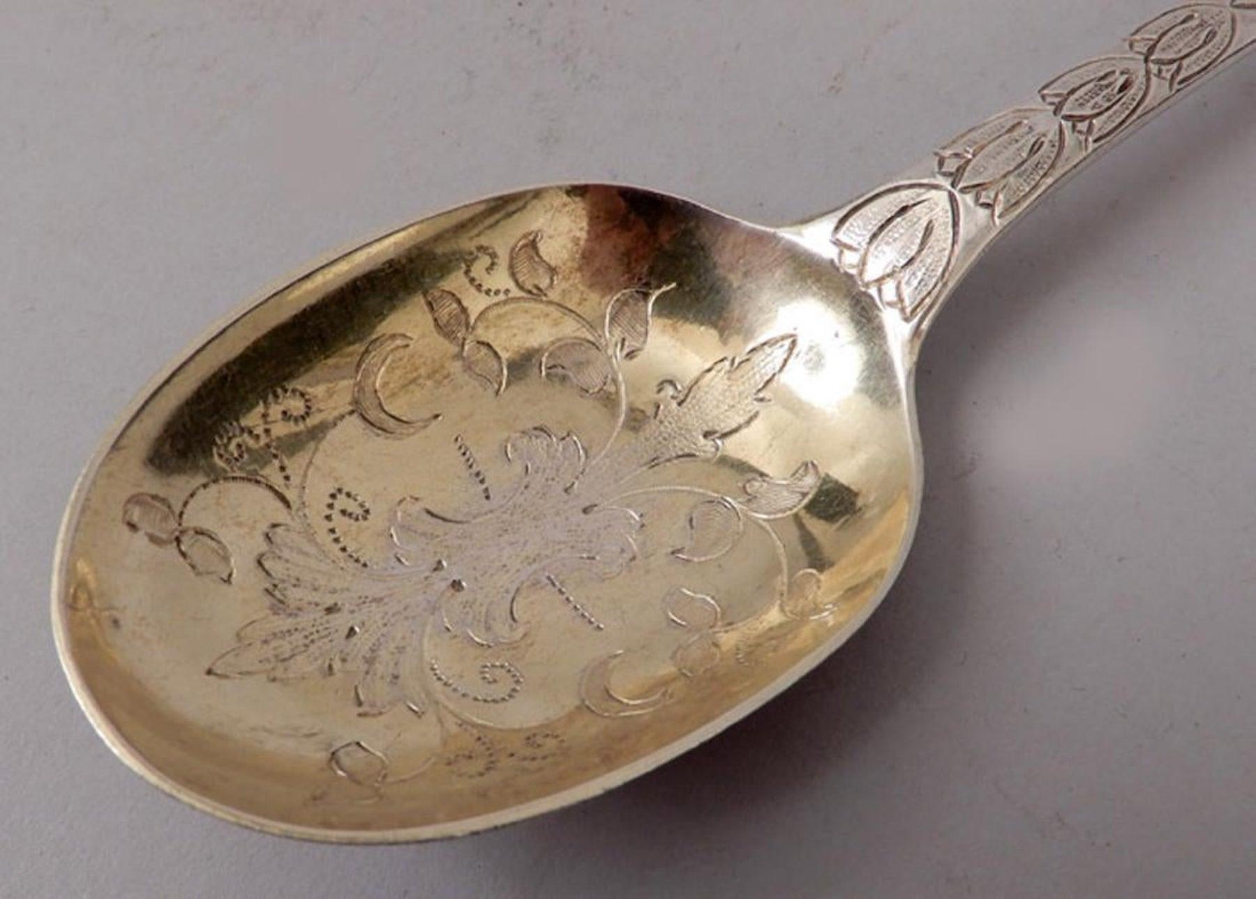 Sterling Silver Period Louis XVI Sterling Table Spoon, Paris, 1789 For Sale