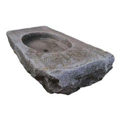 Period Marble Carved Stone Sink Basin