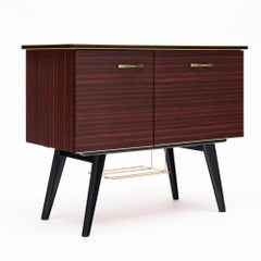Period Mid-Century Modern, French Bar Cabinet, 1950