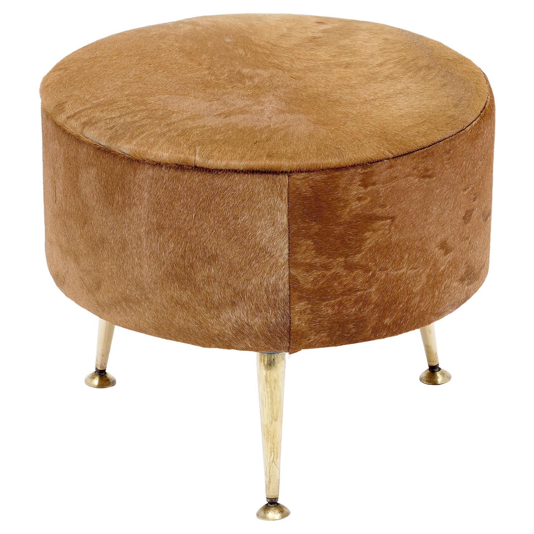 Period Mid-Century Modern Italian Stool For Sale