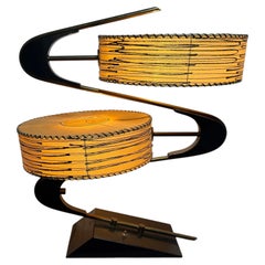 Period / Modernist Table Lamp Luxcraft / Majestic "Z" , True Classic. Sculpture