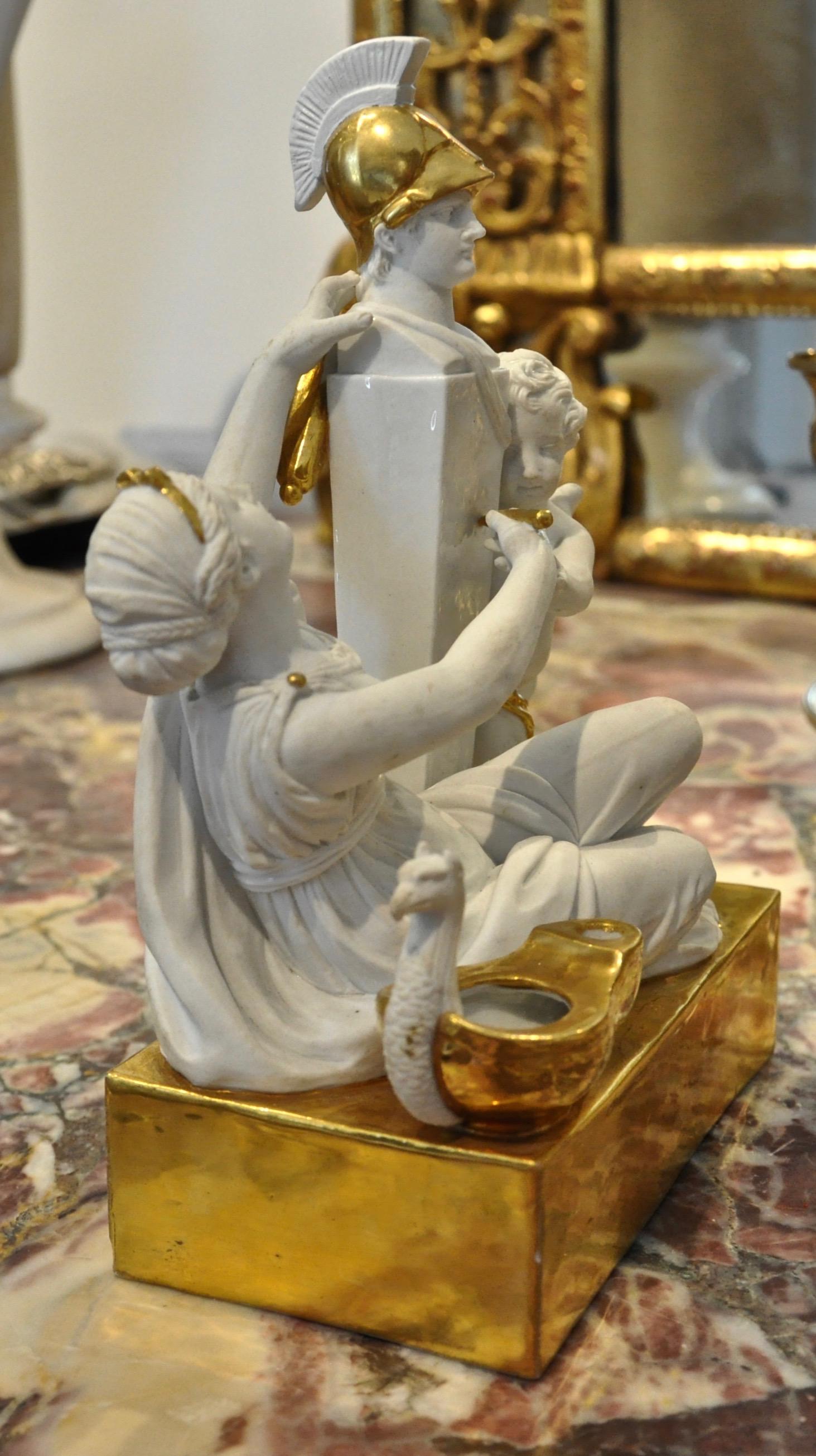 French Period Neoclassical Dagoty Encrier or Inkwell, Early 19th Century