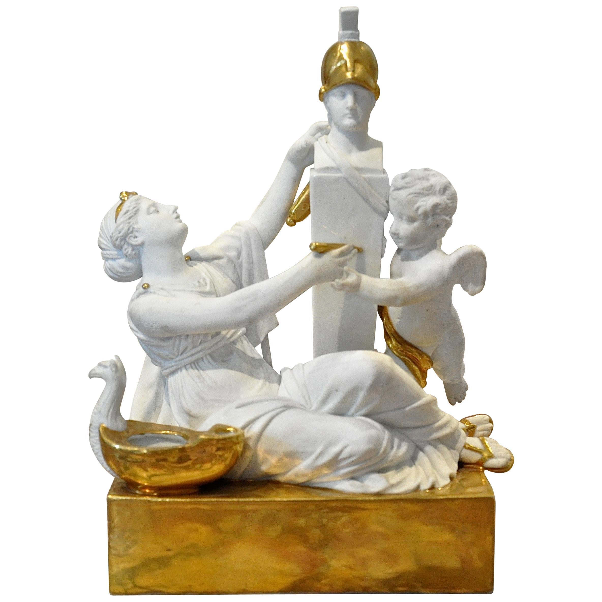 Period Neoclassical Dagoty Encrier or Inkwell, Early 19th Century