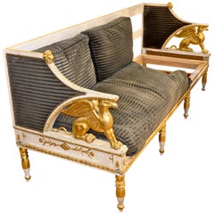 Period Neoclassical Gustavian Sofa By Ephraim Stahl