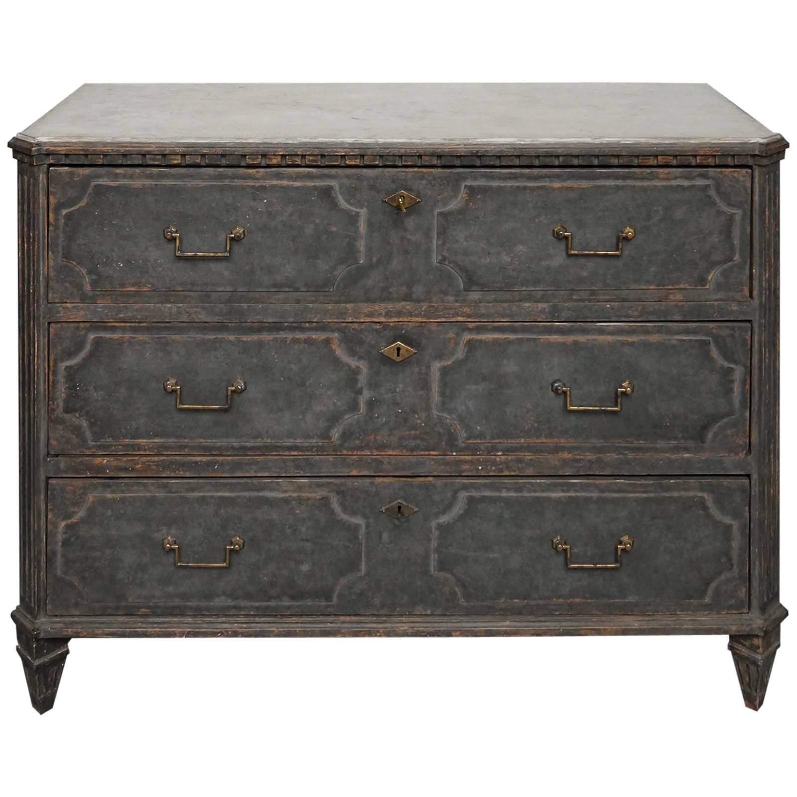 Period Neoclassical Three-Drawer Chest