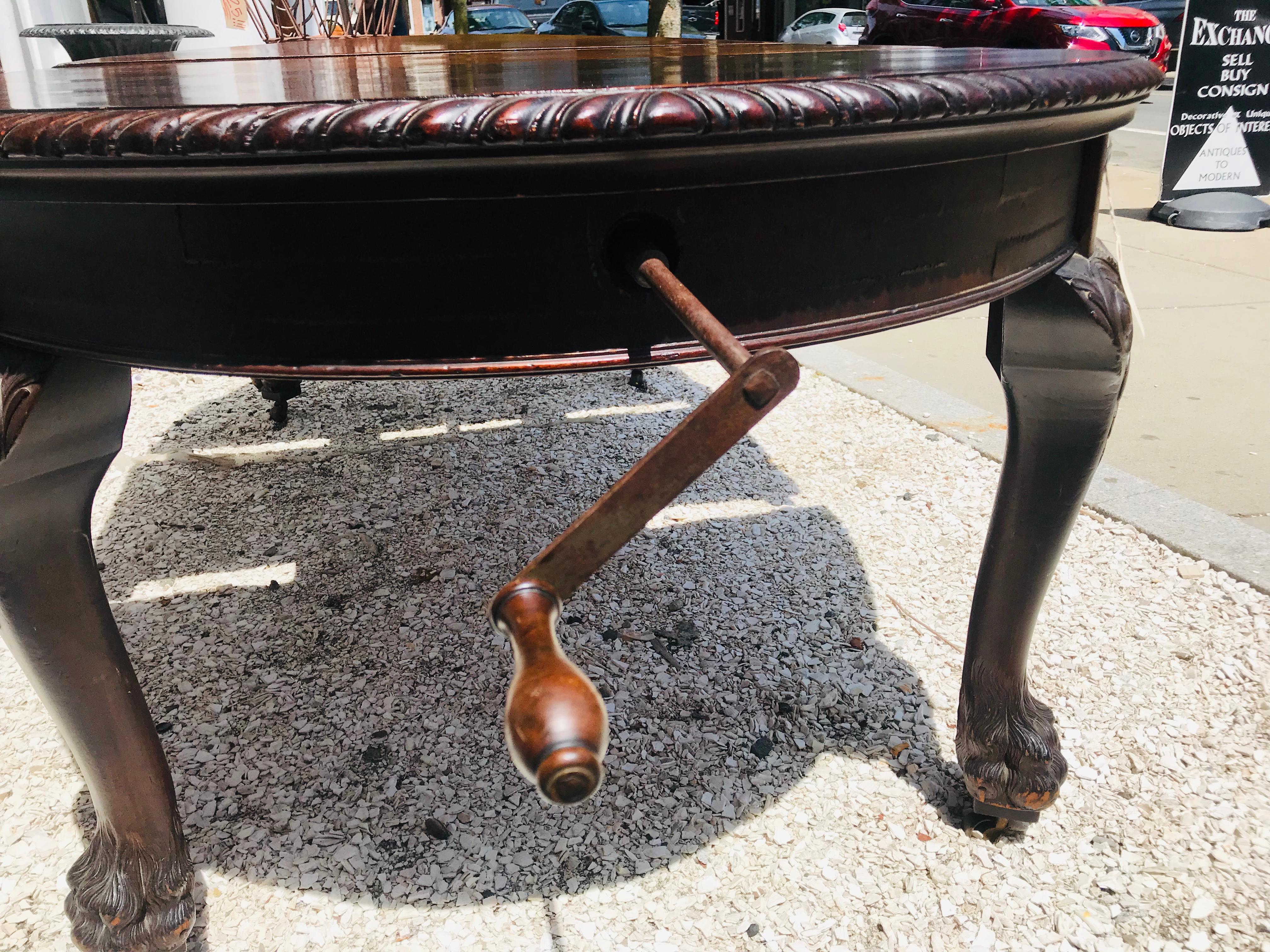 Period New England Duncan Phyfe Dining Room Table, 1770 6