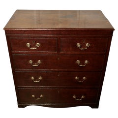 Antique Period Oak Chest of Drawers This Charming Old Oak Georgian Chest of Drawers
