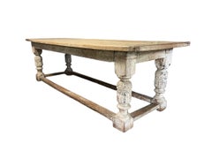 Period Oak Dining Refectory Table