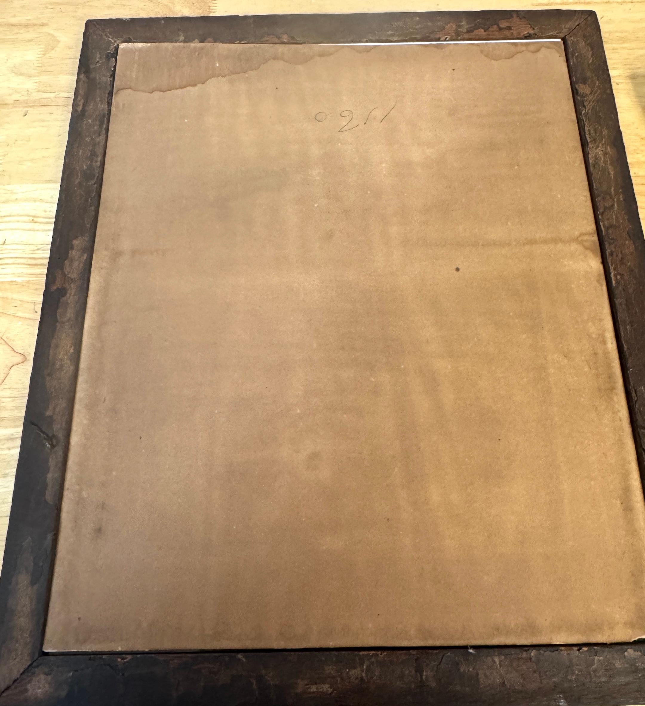 Incisione d'epoca in Oak incorniciata in bianco e nero del Gen. Robert E. Lee, di J. A. O'Neill in vendita 4