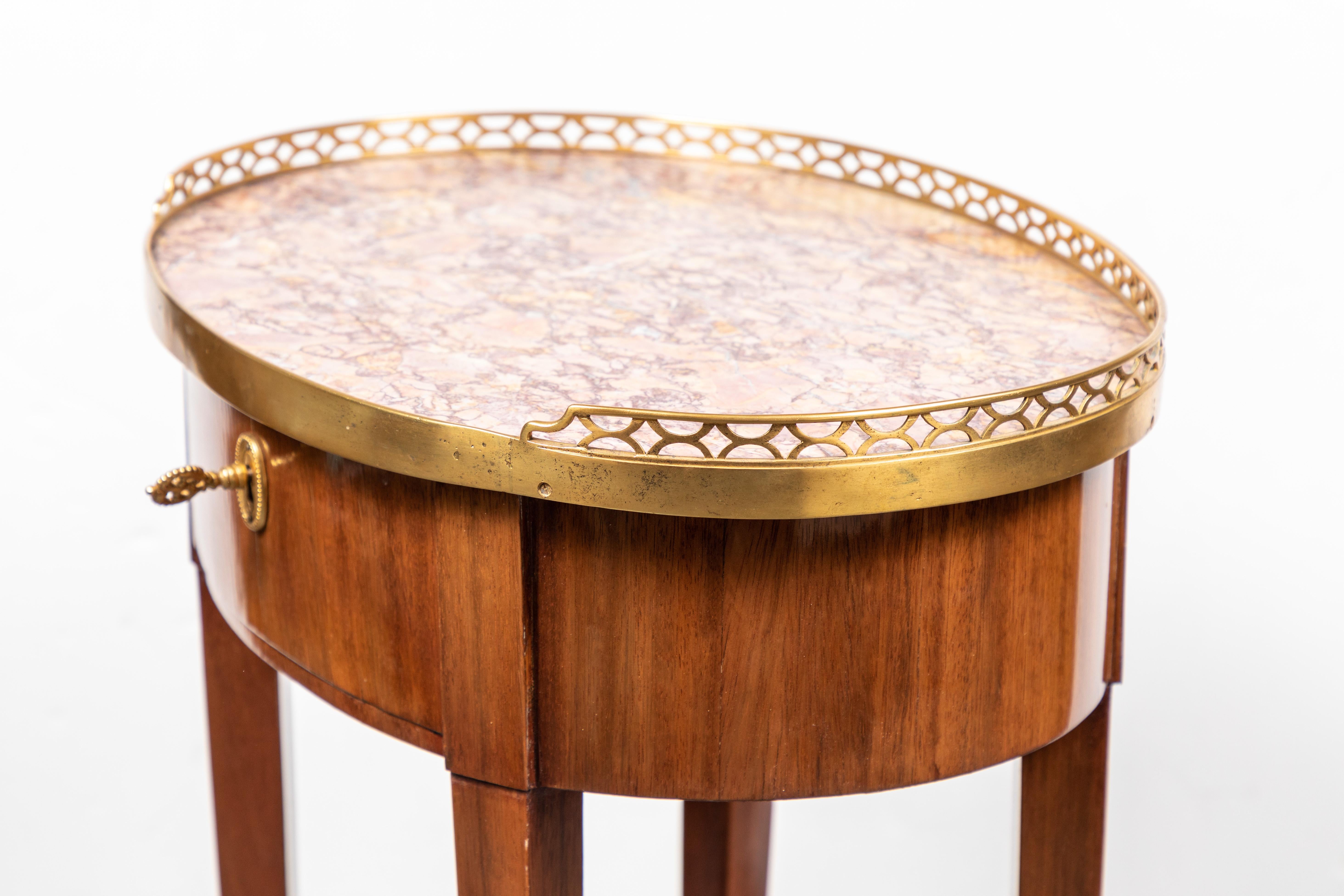 Bronze Period, Oval Side Table For Sale