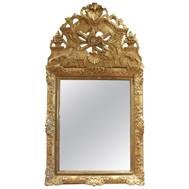 PERIOD REGENCE GILTWOOD MIRROR For Sale