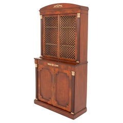 Period Regency Bookcase Mahogany Library Cabinet