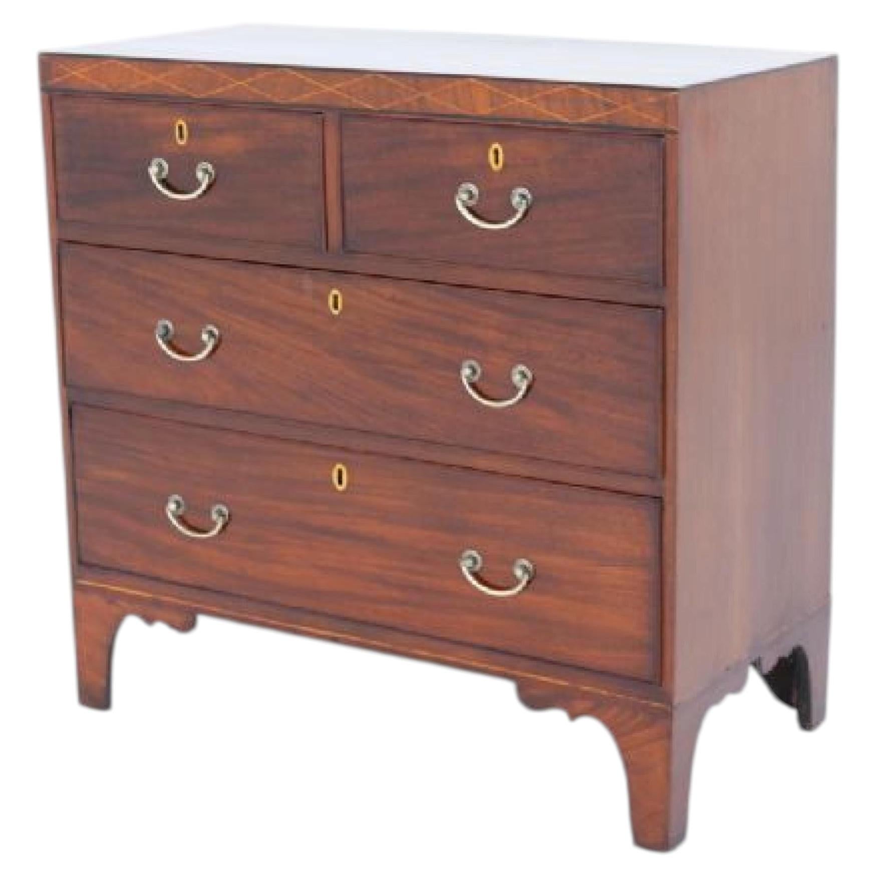 Kommode im Regency-Stil, um 1810, aus Mahagoni