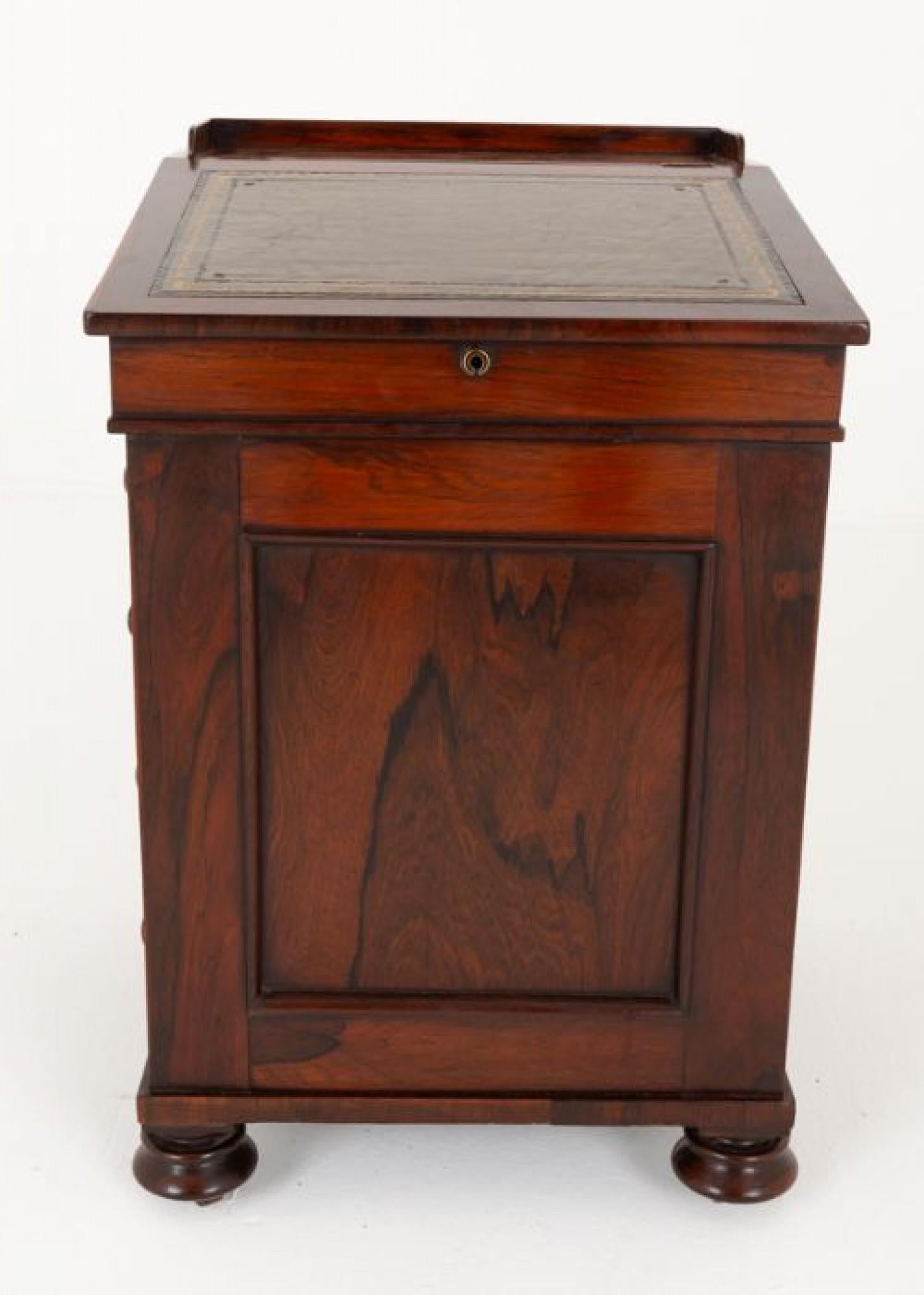 Scrivania Davenport d'epoca Regency 1815 in vendita 5