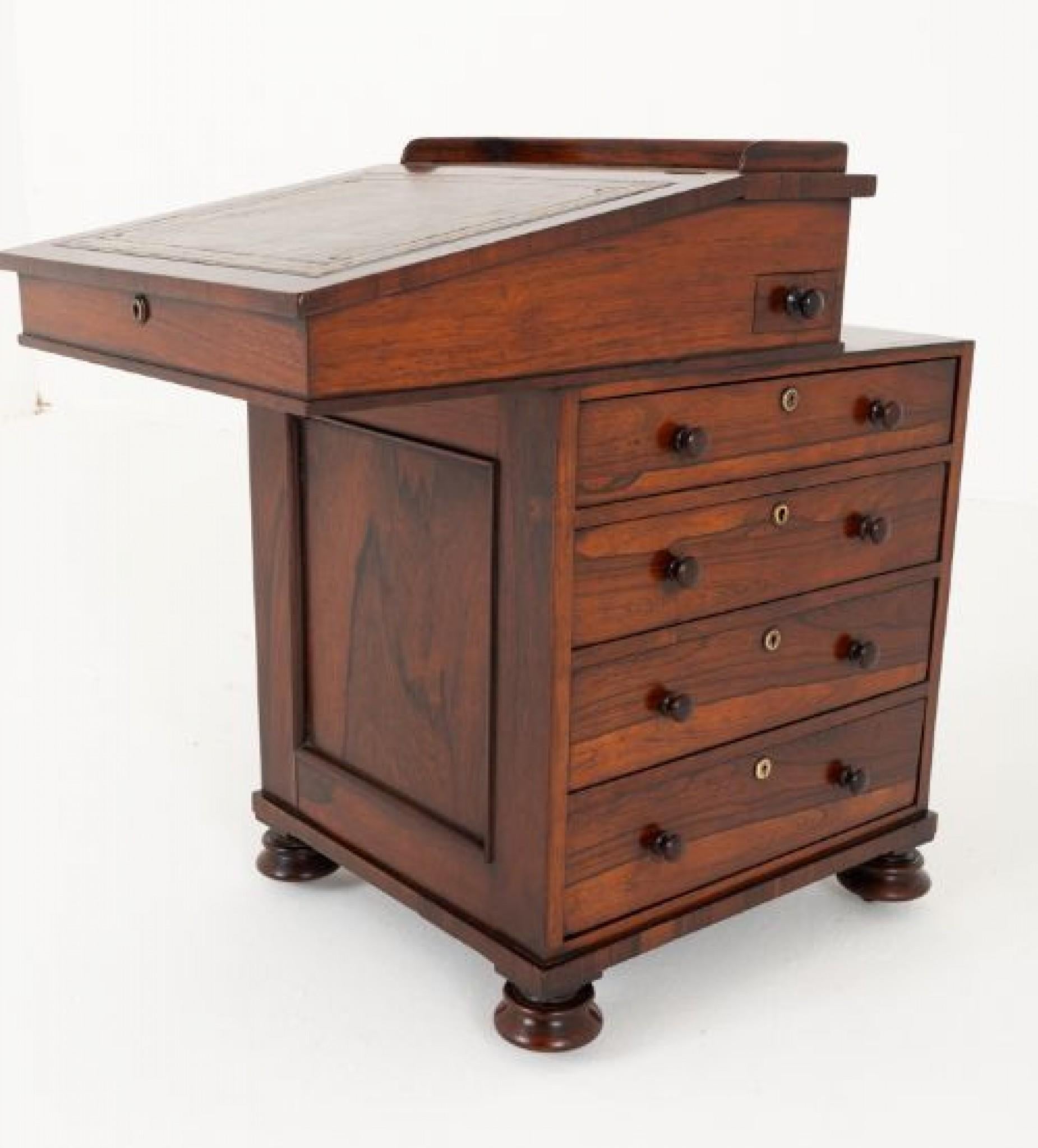 Scrivania Davenport d'epoca Regency 1815 In condizioni buone in vendita a Potters Bar, GB