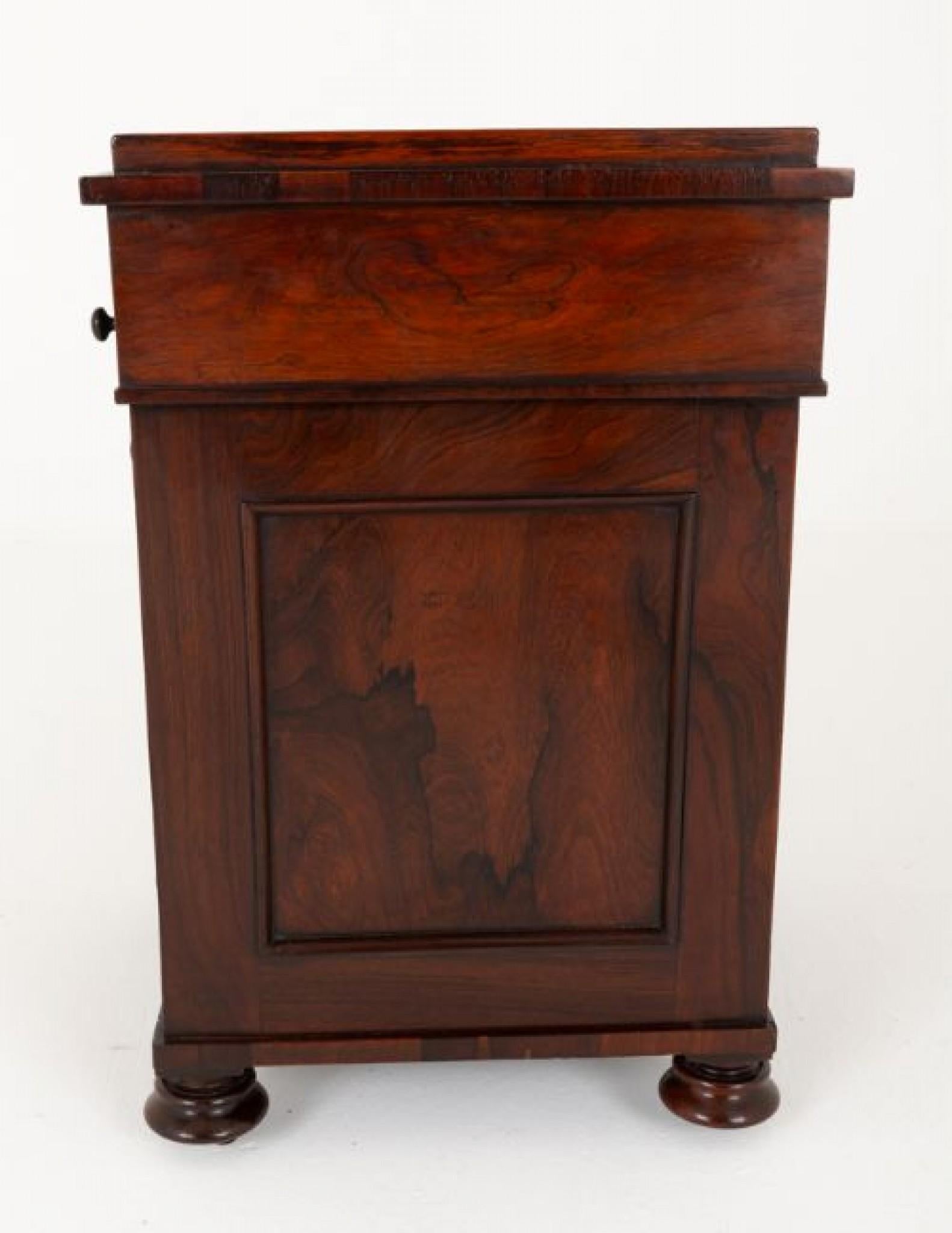 Quercia Scrivania Davenport d'epoca Regency 1815 in vendita