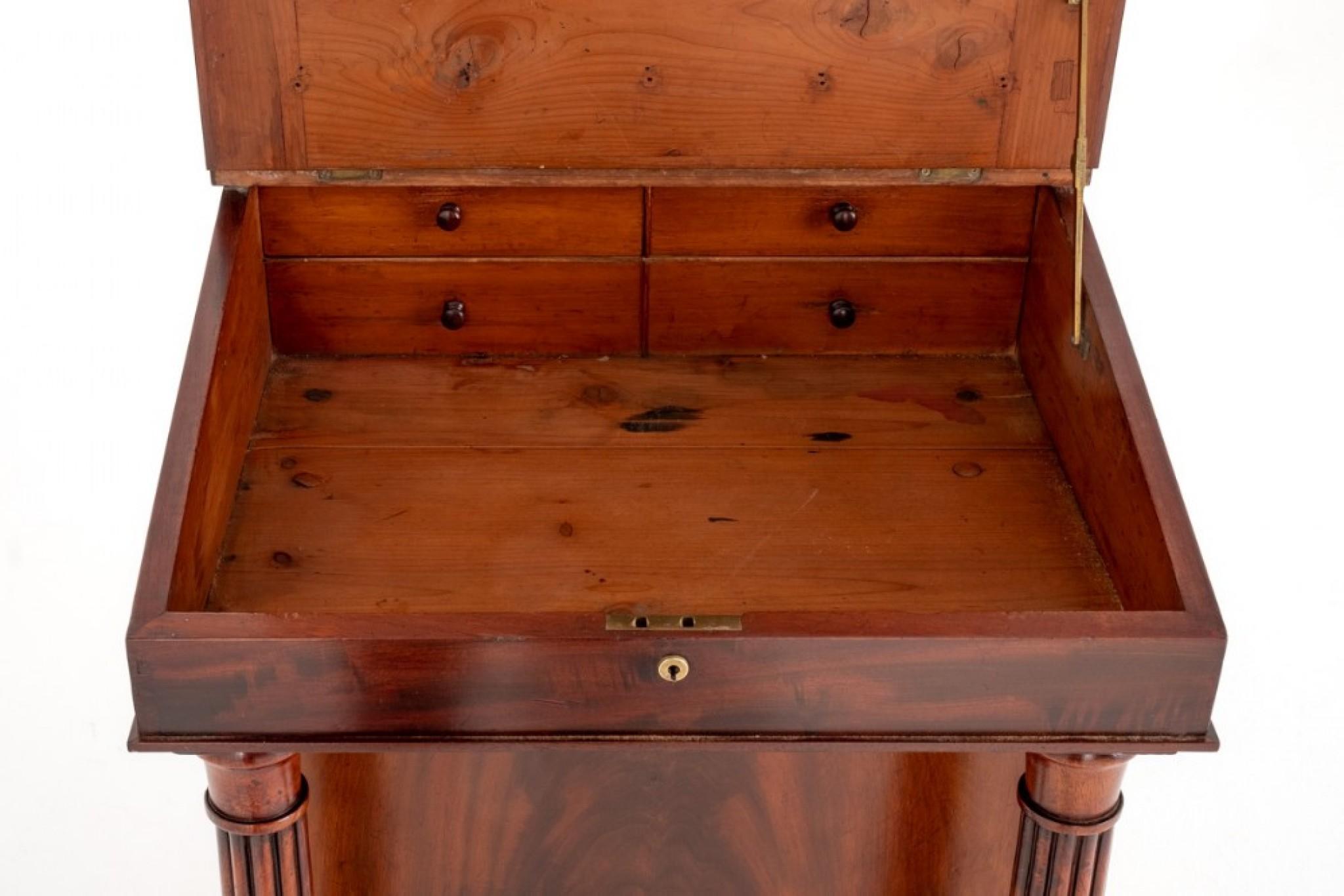 Late 20th Century Period Regency Davenport Desk Mahogany For Sale