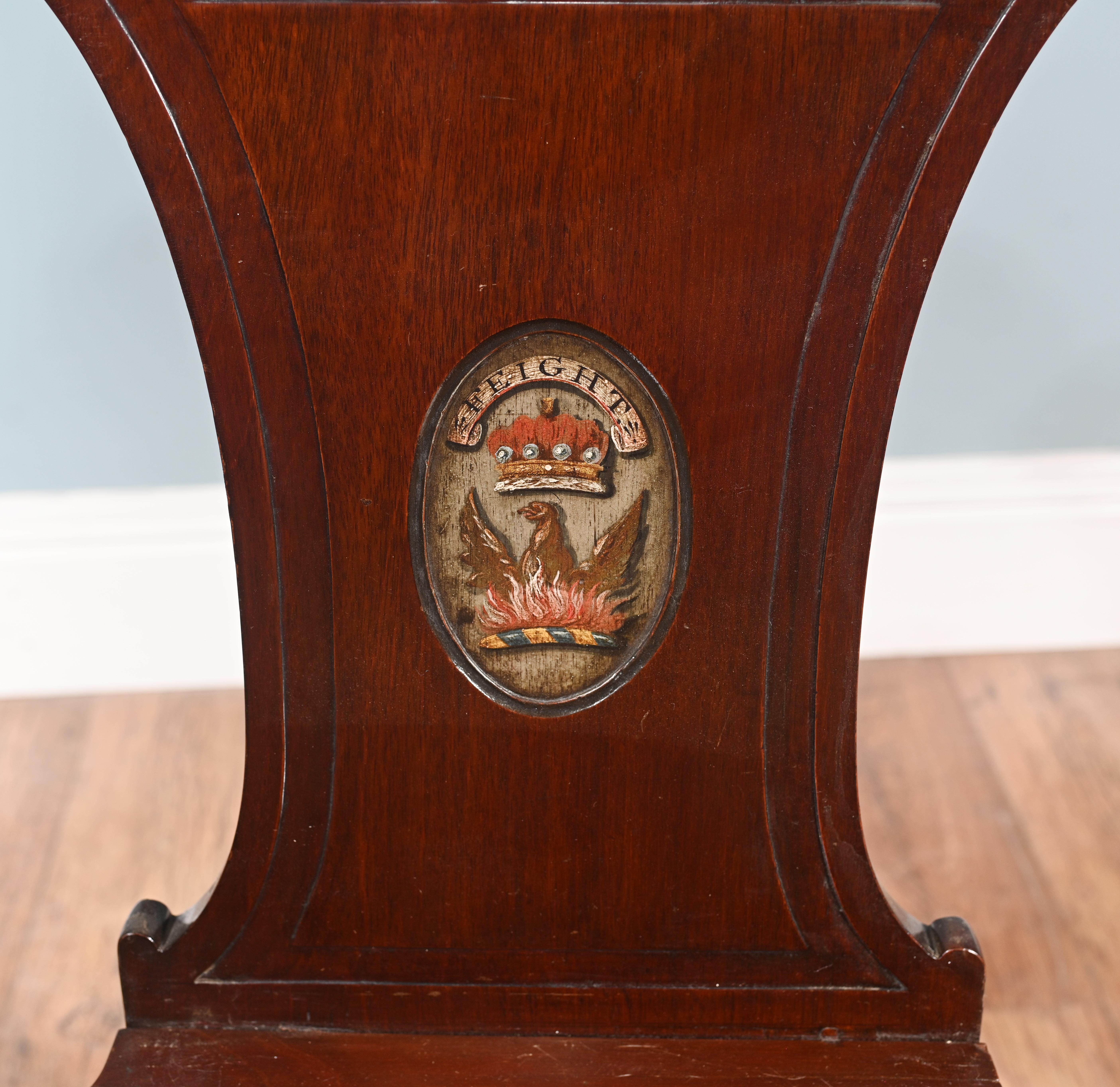 Sedia da sala d'epoca Regency in mogano 1810 Accent in vendita 2