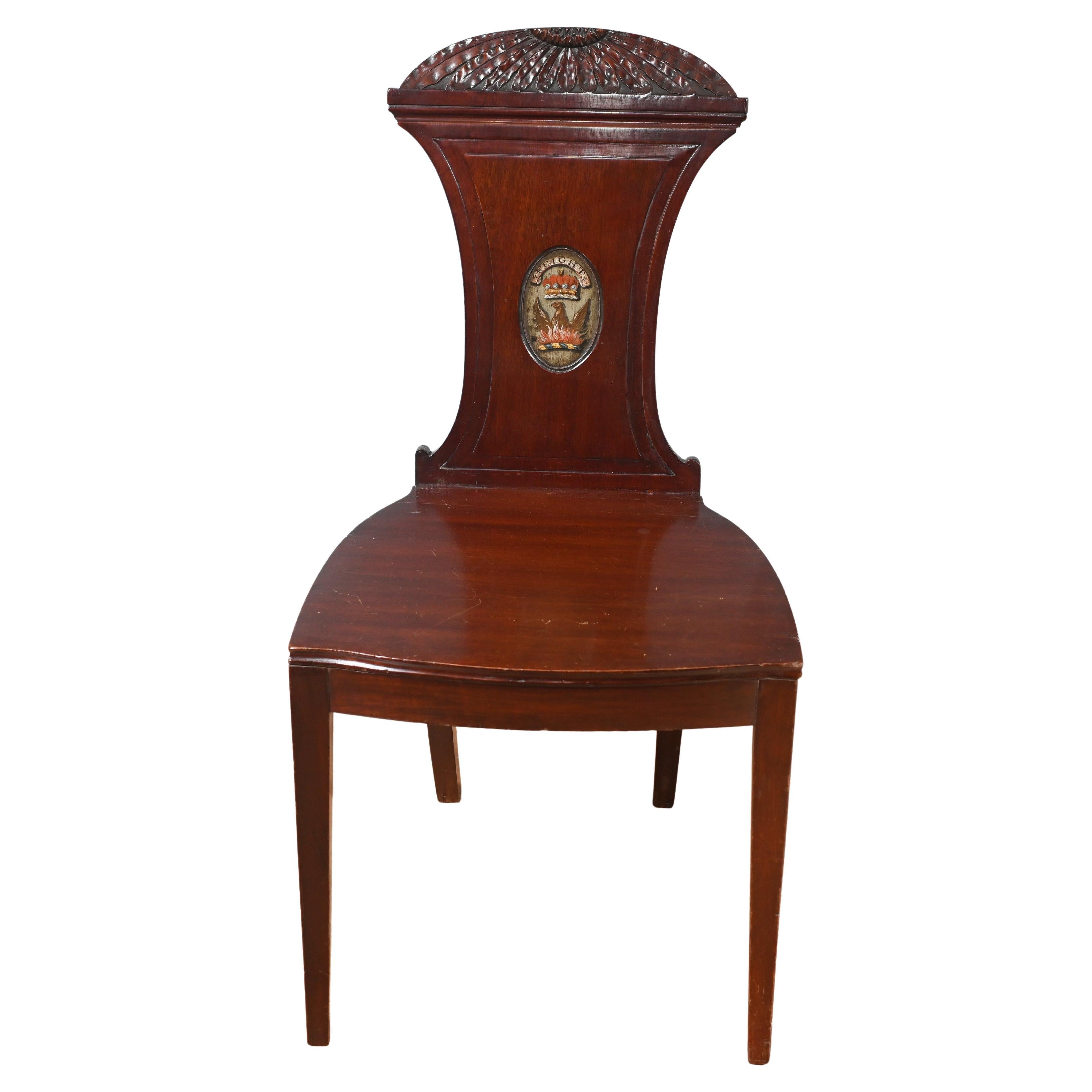 Sedia da sala d'epoca Regency in mogano 1810 Accent in vendita