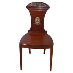 Sedia da sala d'epoca Regency in mogano 1810 Accent