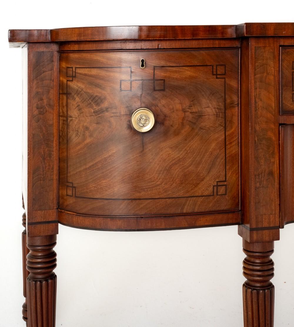 Period Regency Sideboard Antique Mahogany Server In Good Condition In Potters Bar, GB